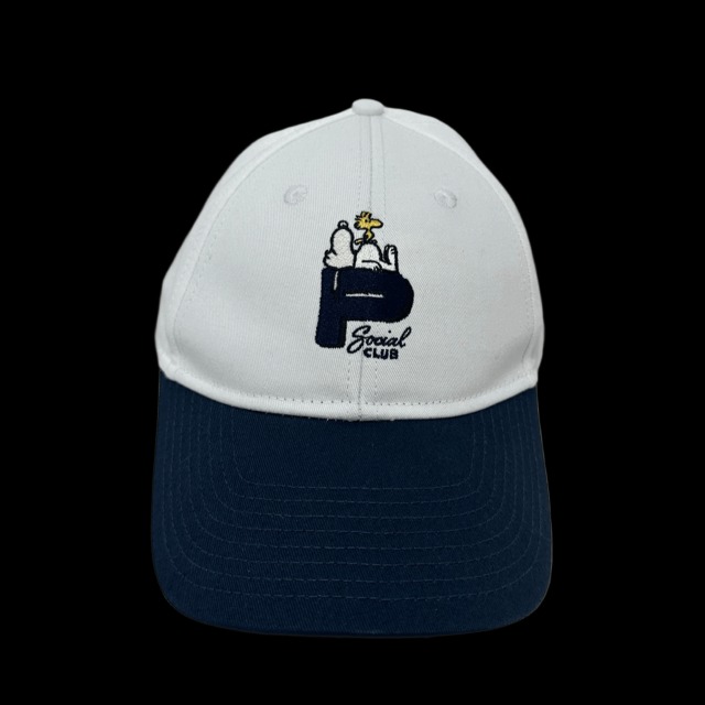 【GIORDANO】棒球帽 史努比SNOOPY聯名系列-標誌白x新海軍藍